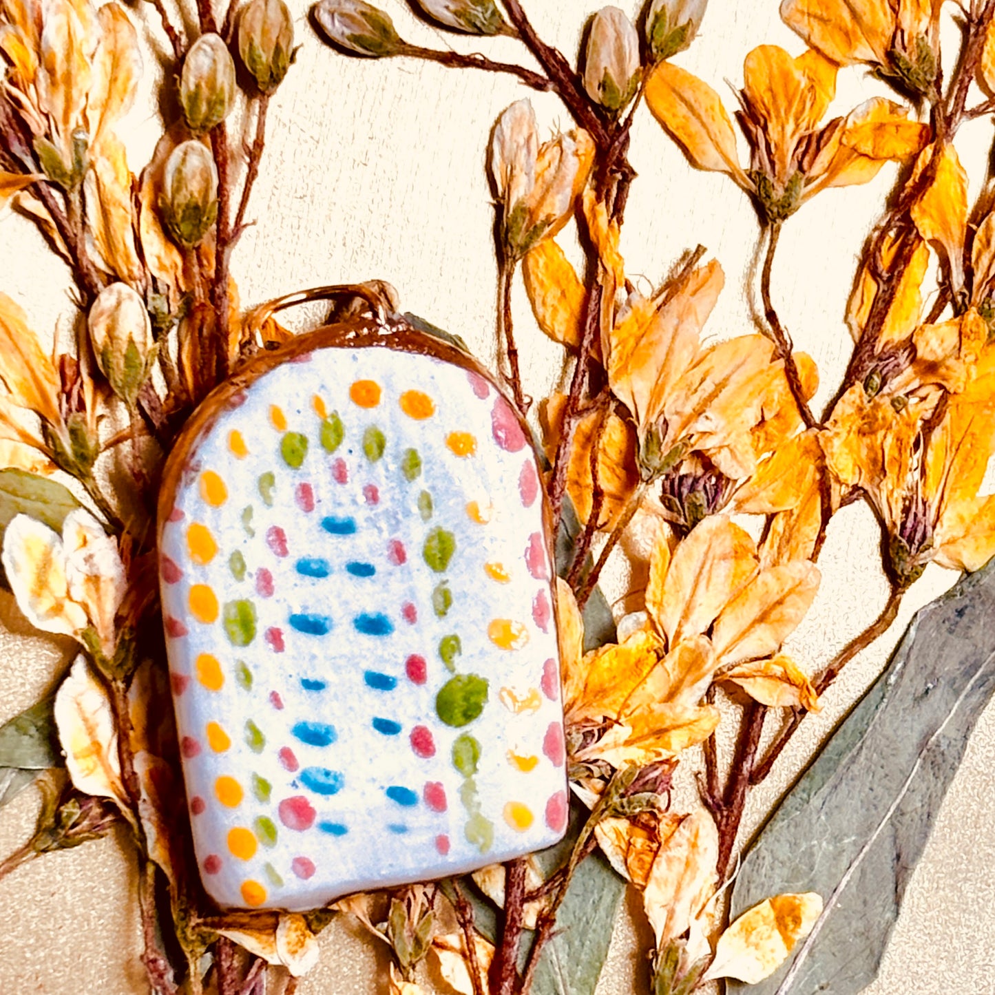 Rainbow Brite pendant