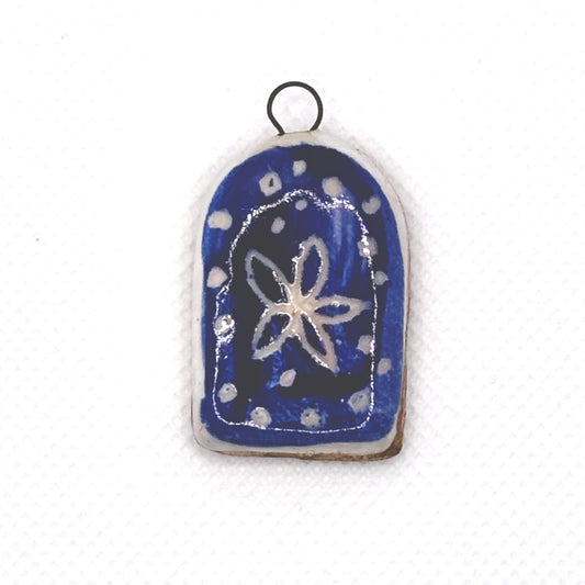 Hygge Blue & White Ceramic Pendant