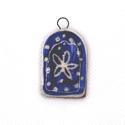 Hygge Blue & White Ceramic Pendant