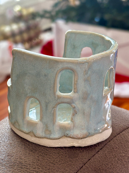 Handmade Ceramic Luminary
